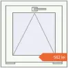 Prețuri Ferestre 560x560 mm BASE REHAU EURO 60 RAL 9016 Traffic white two-sided. Preț: 581,72 lei