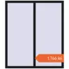 Prețuri Ferestre 1300x1500 mm REHAU BRILLANT DESIGN BLACK_COOL_110L-2 two-sided. Preț: 1.766,09 lei