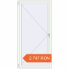 Prețuri Ferestre 1000x2000 mm REHAU ARTEVO RAL 9016 Traffic white two-sided. Preț: 2 747.11 RON
