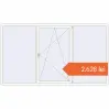 Prețuri Ferestre 2800x1600 mm BASE REHAU EURO 60 RAL 9016 Traffic white two-sided. Preț: 2.628,07 lei