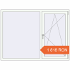 Prețuri Ferestre 1700x1250 mm OPTIMUM REHAU EURO 70 RAL 9016 Traffic white two-sided. Preț: 1 817.65 RON