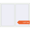 Prețuri Ferestre 1500x1200 mm OPTIMUM REHAU EURO 70 RAL 9016 Traffic white two-sided. Preț: 1.071,02 lei
