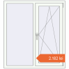 Prețuri Ferestre 1120x1240 mm ENERGY-SAVING REHAU SYNEGO MD RAL 9016 Traffic white two-sided. Preț: 2.182,22 lei