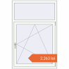 Prețuri Ferestre 1000x1500 mm ENERGY-SAVING REHAU SYNEGO MD RAL 9016 Traffic white two-sided. Preț: 2.262,60 lei