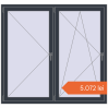 Prețuri Ferestre 1600x1500 mm ENERGY-SAVING REHAU SYNEGO MD ANTHRACITE_GREY_STRUKTURAL two-sided. Preț: 5.071,60 lei
