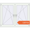 Prețuri Ferestre 1350x1100 mm OPTIMUM REHAU EURO 70 RAL 9016 Traffic white two-sided. Preț: 1.808,71 lei