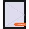Prețuri Ferestre 1200x1500 mm BASE REHAU EURO 60 BLACK_COOL_110L-2 two-sided. Preț: 2.644,22 lei