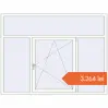 Prețuri Ferestre 2100x1600 mm OPTIMUM REHAU EURO 70 RAL 9016 Traffic white two-sided. Preț: 3.263,53 lei