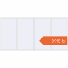 Prețuri Ferestre 4600x2300 mm ALU LIGHT A RAL 9016 Traffic white two-sided. Preț: 3.914,57 lei