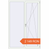 Prețuri Ferestre 1350x2050 mm REHAU BRILLANT DESIGN RAL 9016 Traffic white two-sided. Preț: 2 148.73 RON
