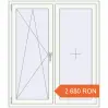 Prețuri Ferestre 1200x1400 mm ENERGY-SAVING REHAU SYNEGO MD RAL 9016 Traffic white two-sided. Preț: 2.679,59 lei
