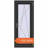 Prețuri Ferestre 500x1200 mm BASE REHAU EURO 60 BLACK_STRUCTURAL two-sided. Preț: 1 001.92 RON