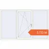 Prețuri Ferestre 2200x1380 mm ENERGY-SAVING REHAU SYNEGO MD RAL 9016 Traffic white two-sided. Preț: 3.732,16 lei