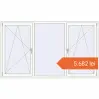 Prețuri Ferestre 2400x1400 mm REHAU ARTEVO RAL 9016 Traffic white two-sided. Preț: 5.682,39 lei