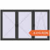 Prețuri Ferestre 2400x1500 mm OPTIMUM REHAU EURO 70 BASALT_GREY two-sided. Preț: 4 410.43 RON