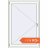 Prețuri Ferestre 1000x1500 mm REHAU BRILLANT DESIGN RAL 9016 Traffic white two-sided. Preț: 1 414.33 RON