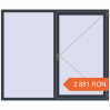 Prețuri Ferestre 1900x1600 mm OPTIMUM REHAU EURO 70 ANTHRACITE_GREY_STRUKTURAL two-sided. Preț: 2 881.09 RON