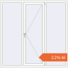 Prețuri Ferestre 1800x1800 mm BASE REHAU EURO 60 RAL 9016 Traffic white two-sided. Preț: 2.216,42 lei