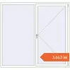 Prețuri Ferestre 1850x1750 mm ENERGY-SAVING REHAU SYNEGO MD RAL 9016 Traffic white two-sided. Preț: 3.663,30 lei