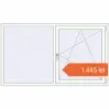 Prețuri Ferestre 1800x1050 mm BASE REHAU EURO 60 RAL 9016 Traffic white two-sided. Preț: 1.445,43 lei