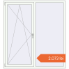 Prețuri Ferestre 1600x1750 mm OPTIMUM REHAU EURO 70 RAL 9016 Traffic white two-sided. Preț: 2.072,96 lei