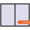 Prețuri Ferestre 1470x1160 mm OPTIMUM REHAU EURO 70 ANTHRACITE_GREY_GLATT two-sided. Preț: 2.034,50 lei