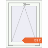 Prețuri Ferestre 650x845 mm REHAU BRILLANT DESIGN RAL 9016 Traffic white two-sided. Preț: 133,08 €