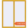 Prețuri Ferestre 1300x1500 mm ALU STANDARD 72 RAL 1003 Signal yellow two-sided. Preț: 2.992,19 lei