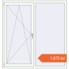 Prețuri Ferestre 1500x1580 mm OPTIMUM REHAU EURO 70 RAL 9016 Traffic white two-sided. Preț: 1.875,22 lei