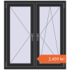 Prețuri Ferestre 1050x1160 mm OPTIMUM REHAU EURO 70 ANTHRACITE_GREY_GLATT two-sided. Preț: 2.458,52 lei