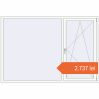 Prețuri Ferestre 2200x1500 mm OPTIMUM REHAU EURO 70 RAL 9016 Traffic white two-sided. Preț: 2.736,81 lei