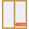 Prețuri Ferestre 1300x1500 mm ALU STANDARD 72 RAL 1006 Maize yellow two-sided. Preț: 2.992,19 lei