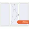 Prețuri Ferestre 1800x1500 mm OPTIMUM REHAU EURO 70 RAL 9016 Traffic white two-sided. Preț: 2.592,58 lei