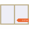 Prețuri Ferestre 1700x1200 mm ALU STANDARD 72 RAL 1000 Green beige two-sided. Preț: 3.127,48 lei