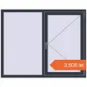 Prețuri Ferestre 1500x1200 mm ENERGY-SAVING REHAU SYNEGO MD ANTHRACITE_GREY_STRUKTURAL two-sided. Preț: 3.508,28 lei