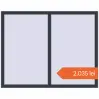 Prețuri Ferestre 1470x1160 mm OPTIMUM REHAU EURO 70 ANTHRACITE_GREY_STRUKTURAL two-sided. Preț: 2.034,50 lei