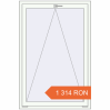 Prețuri Ferestre 1000x1500 mm OPTIMUM REHAU EURO 70 RAL 9016 Traffic white two-sided. Preț: 1 314.12 RON