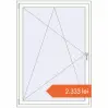 Prețuri Ferestre 1200x1700 mm REHAU BRILLANT DESIGN RAL 9016 Traffic white two-sided. Preț: 2.332,91 lei
