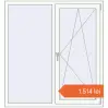 Prețuri Ferestre 1350x1450 mm BASE REHAU EURO 60 RAL 9016 Traffic white two-sided. Preț: 1.514,39 lei