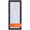 Prețuri Ferestre 800x1800 mm REHAU BRILLANT DESIGN ANTHRACITE_GREY_GLATT two-sided. Preț: 2.714,21 lei