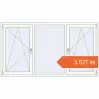 Prețuri Ferestre 2000x1115 mm ENERGY-SAVING REHAU SYNEGO MD RAL 9016 Traffic white two-sided. Preț: 3.526,54 lei