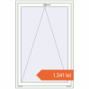 Prețuri Ferestre 1000x1500 mm BASE REHAU EURO 60 RAL 9016 Traffic white two-sided. Preț: 1.340,73 lei
