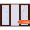 Prețuri Ferestre 1800x1400 mm OPTIMUM REHAU EURO 70 BLACK_CHERRY two-sided. Preț: 3.412,66 lei