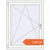 Prețuri Ferestre 900x1190 mm ENERGY-SAVING REHAU SYNEGO MD RAL 9016 Traffic white two-sided. Preț: 1.682,88 lei