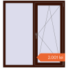 Prețuri Ferestre 1300x1400 mm BASE REHAU EURO 60 BLACK_CHERRY two-sided. Preț: 2.001,01 lei