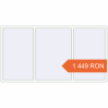 Prețuri Ferestre 2470x1300 mm BASE REHAU EURO 60 RAL 9016 Traffic white two-sided. Preț: 1 449.15 RON