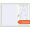 Prețuri Ferestre 1440x1120 mm BASE REHAU EURO 60 RAL 9016 Traffic white two-sided. Preț: 1.299,85 lei