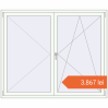 Prețuri Ferestre 1800x1500 mm ENERGY-SAVING REHAU SYNEGO MD RAL 9016 Traffic white two-sided. Preț: 3.867,05 lei