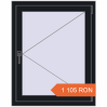 Prețuri Ferestre 800x1000 mm BASE REHAU EURO 60 BLACK_COOL_110L-2 two-sided. Preț: 1 105.27 RON