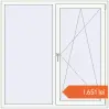 Prețuri Ferestre 1500x1500 mm BASE REHAU EURO 60 RAL 9016 Traffic white two-sided. Preț: 1.651,16 lei